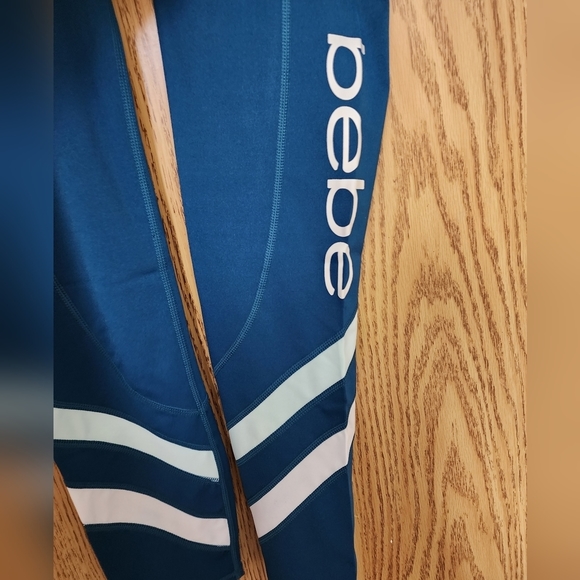 guc BEBE SPORT leggings w/pockets sz L - Picture 5 of 8